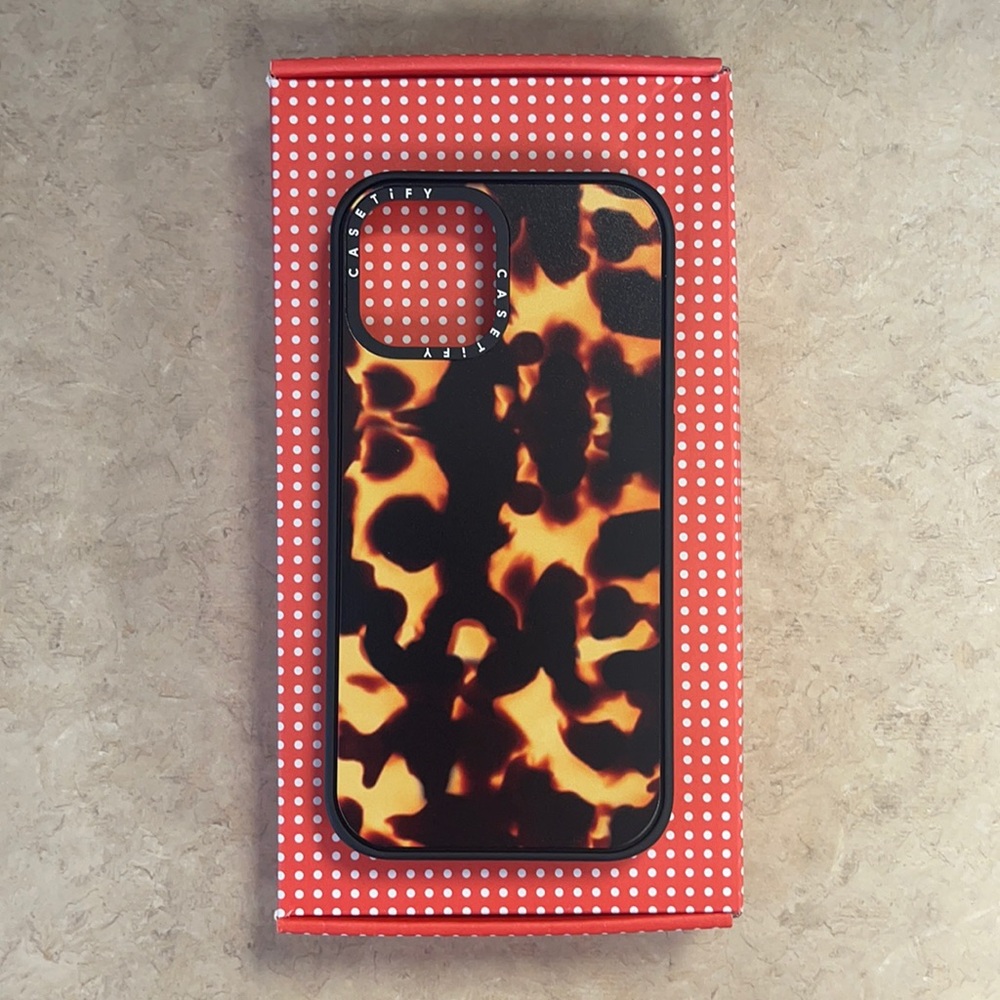 Casetify iPhone 12 Pro Max phone case in Tortoise